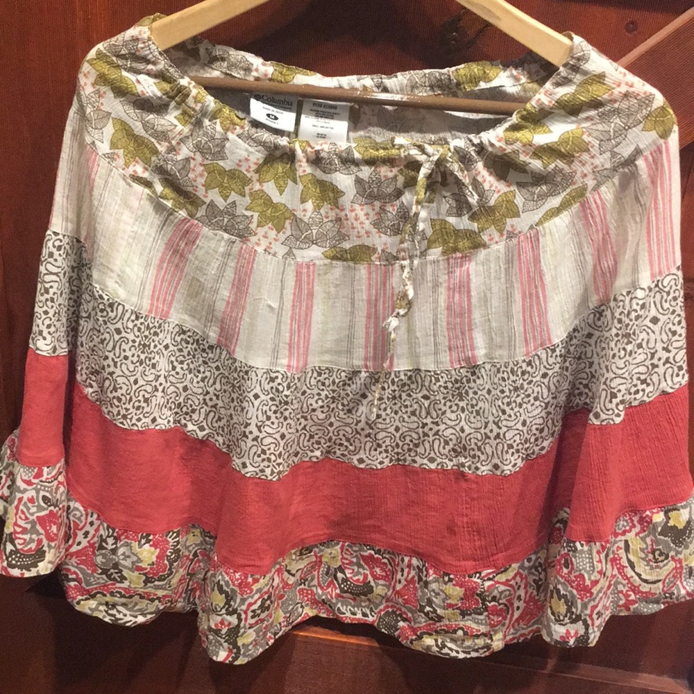 Multi colored skirt